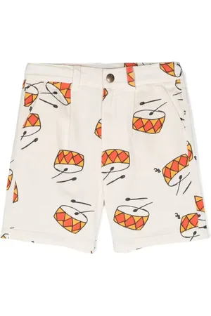 Bobo Choses Play The Drum cotton shorts