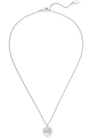 Jimmy Choo Heart crystal pendant necklace