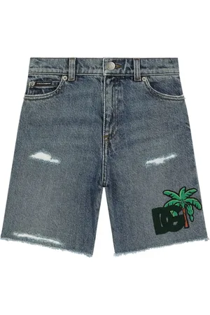 Dolce & Gabbana Logo-appliqu?? denim shorts