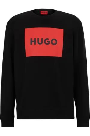 HUGO BOSS Logo-print cotton sweatshirt