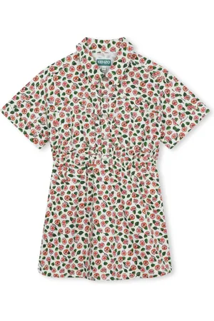 Kenzo Floral-print shirt dress