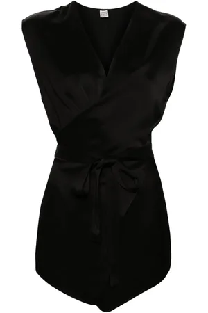 Totême Tie-fastening satin vest