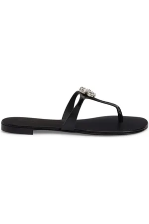 Giuseppe Zanotti Brionne crystal-embellished leather sandals