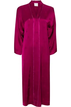 FORTE FORTE Star-jacquard satin coat