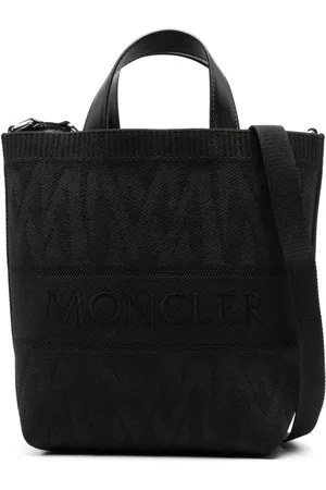Moncler Logo-embroidered woven tote bag