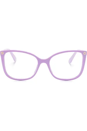 Gucci Interlocking G square-frame glasses