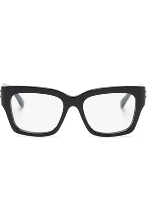 Balenciaga Logo-plaque square-lenses glasses