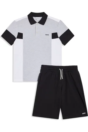 HUGO BOSS Cotton T-shirt and shorts set