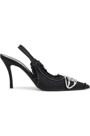 D-VENUS SB Woman: Slingback pumps in nappa leather, D logo | Diesel