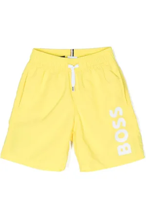 HUGO BOSS Logo-print swim shorts