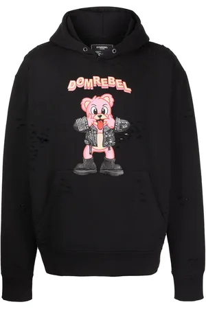 DOMREBEL Punk Bear pullover hoodie