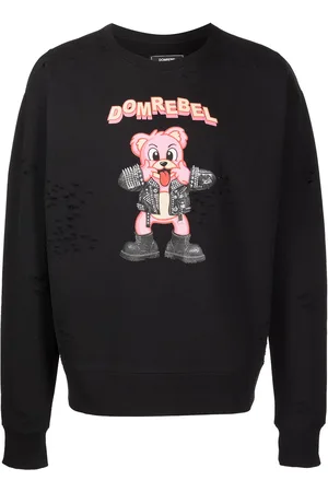 DOMREBEL Punk Bear crewneck sweatshirt