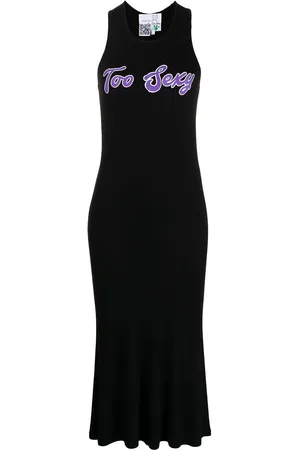 Natasha Zinko Slogan-print long dress