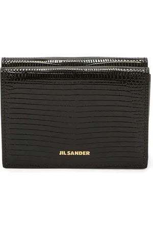 Jil Sander Logo-debossed leather purse