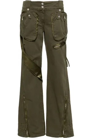 Blumarine low-waist Bootcut Cargo Trousers - Farfetch