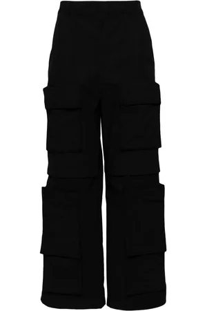 Ribbed Ankle Athletic Cargo Pants