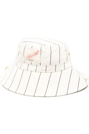 Mini Rodini Feather cotton bucket hat
