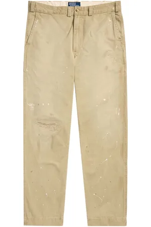 POLO RALPH LAUREN Mens Stone CHINOS TROUSERS Pleated - 38x30 - W38 L30 -  £139 | eBay