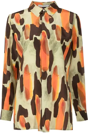 Lenny Niemeyer Caju button-up silk shirt