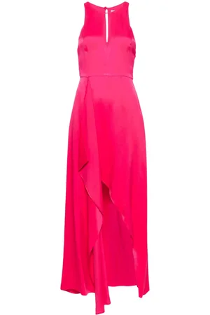 Twin-Set Asymmetric satin dress