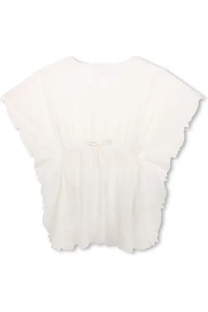 Chloé Ruffle-detailing organic cotton dress