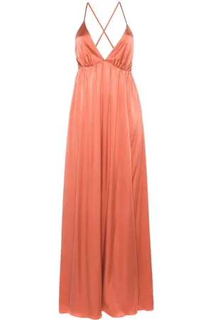 ZIMMERMANN Silk-satin maxi dress
