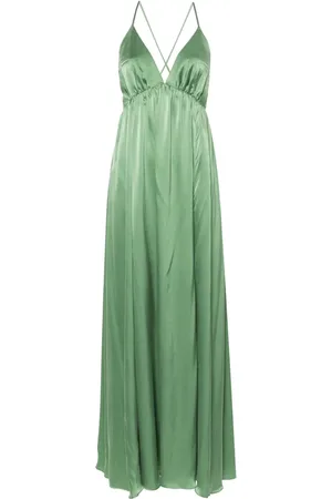 ZIMMERMANN Silk-satin maxi dress