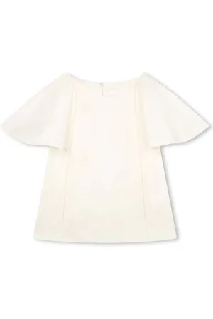 Chloé Broderie-anglaise organic cotton blouse