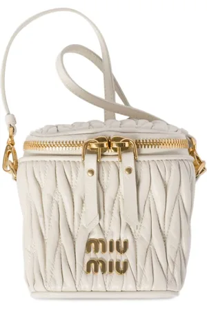 Miu Miu Matelass?? logo-plaque mini bag