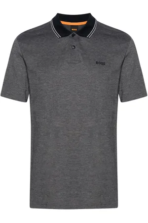 HUGO BOSS Logo-appliqué cotton polo shirt