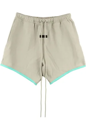 layered-detail cotton shorts