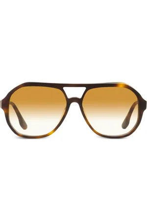 Victoria Beckham Tortoiseshell pilot-frame sunglasses
