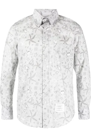 Thom Browne Printed cotton shirt
