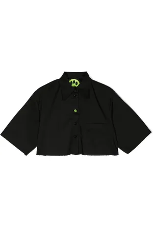 BARROW Logo-print cotton shirt