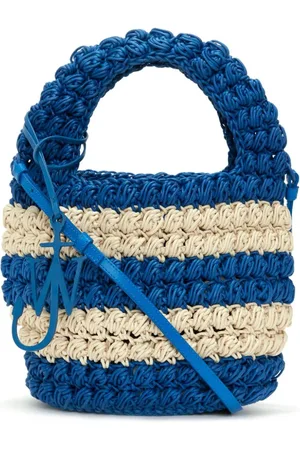 J.W.Anderson Anchor charm woven handbag