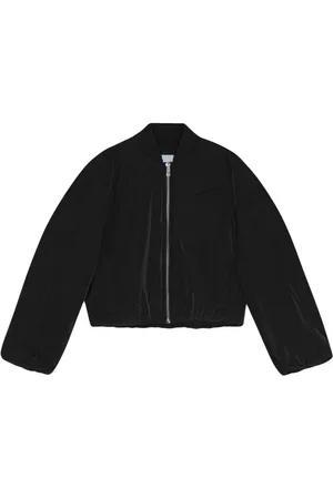 Ganni Drop-shoulder bomber jacket