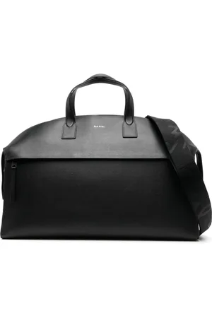 Paul Smith Logo-stamp leather duffle bag