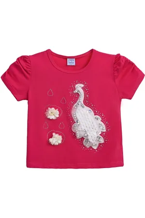 Mimi Tutu Peacock-appliqu?? T-shirt