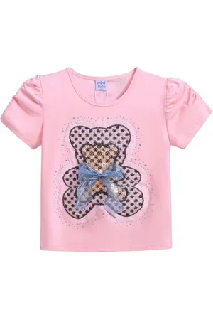 Mimi Tutu Bear-appliqu?? T-shirt