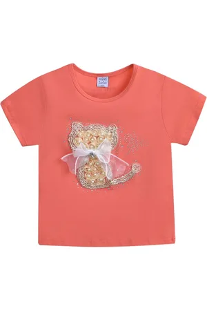 Mimi Tutu Cat-appliqu?? T-shirt