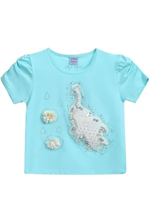 Mimi Tutu Peacock-appliqu?? T-shirt