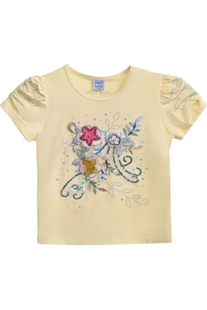 Mimi Tutu Floral-appliqu?? T-shirt