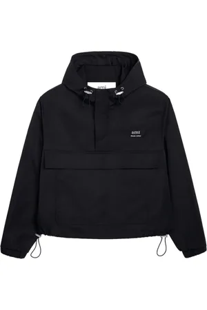 Ami Logo-lettering hooded jacket