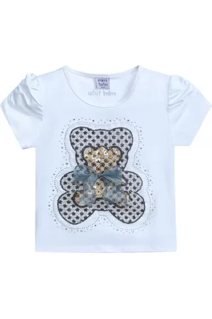 Mimi Tutu Bear-appliqu?? T-shirt