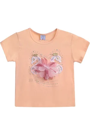 Mimi Tutu Swan-appliqu?? T-shirt