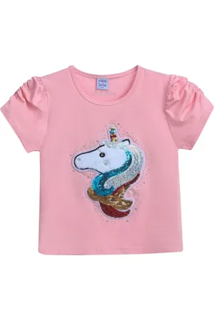 Mimi Tutu Unicorn-appliqué T-shirt