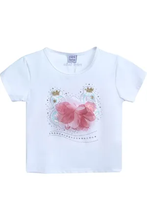 Mimi Tutu Swan-appliqu?? T-shirt