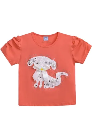 Mimi Tutu Puppy-appliqu?? T-shirt
