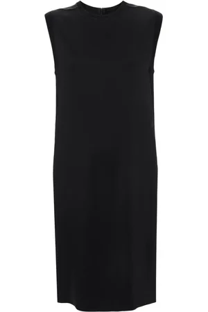 Totême Crew-neck crepe midi dress