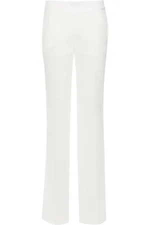 GENNY Pressed-crease straight trousers